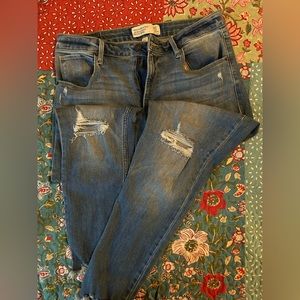 Abercrombie and Fitch 10R ankle Jean high rise